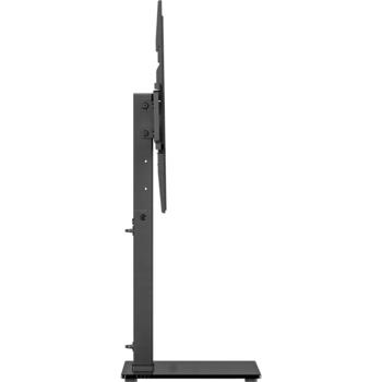 Sbox FS-306 televizora grīdas kronšteins, 37-75'', 40kg, 75x75-600x400, melns, 6 augstuma līmeņi, kabeļu pārvaldība (FS-306)