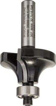 Noapaļošanas frēze HM R=10 mm, divpusējā, Rokas frēzēm, malu frēzēm NOAPAĻOŠANAS FRĒZE STANDARD FOR WOOD, 2608628342, BOSCH (2608628342)