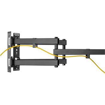 Sbox Kronšteins PLB-1348-2, 32-70 collu, 75x75-600x400, 45kg, melns, tērauds, plastmasa, noliecams-grozāms (PLB-1348-2)