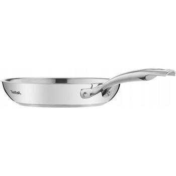 Tefal Panna G7320434, 24cm, 1.8L, nerūsējošais tērauds, fiksēts rokturis, piemērota indukcijas plītīm (G7320434)