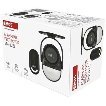 Emos Сигнализация с датчиком движения EM-125L PROTECTOR H8106, 125 дБ, 3x AA, USB-C, PIR, 110°, IP21, 8 м (H8106)