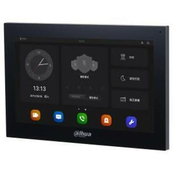 Dahua VTH5341G-W Durvju telefons, 10'' TFT skārienjūtīgs displejs, 1024×600, Wi-Fi, RJ45 1, RS-485 1, 8 trauksmes ieejas, 1 izeja (VTH5341G-W)