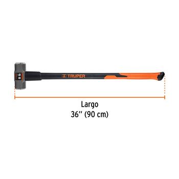 Veseris ar stiklšķiedras kātu 3.63kg TRUPER (MD-8F)