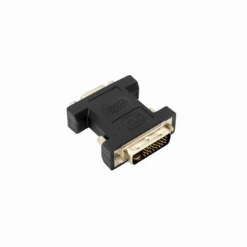 Sbox DVI M-VGA F 15pin AD.DVI-VGA, 24+5 контактов DVI, 15 контактов VGA, позолоченные разъемы, черный цвет (AD.DVI-VGA)