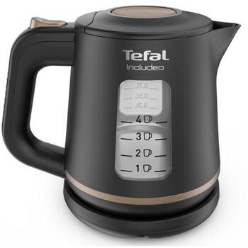 Tefal KI533811 Электрический чайник, 2400 W, 1 L, пластик, 360° поворотная база, черный (KI533811)
