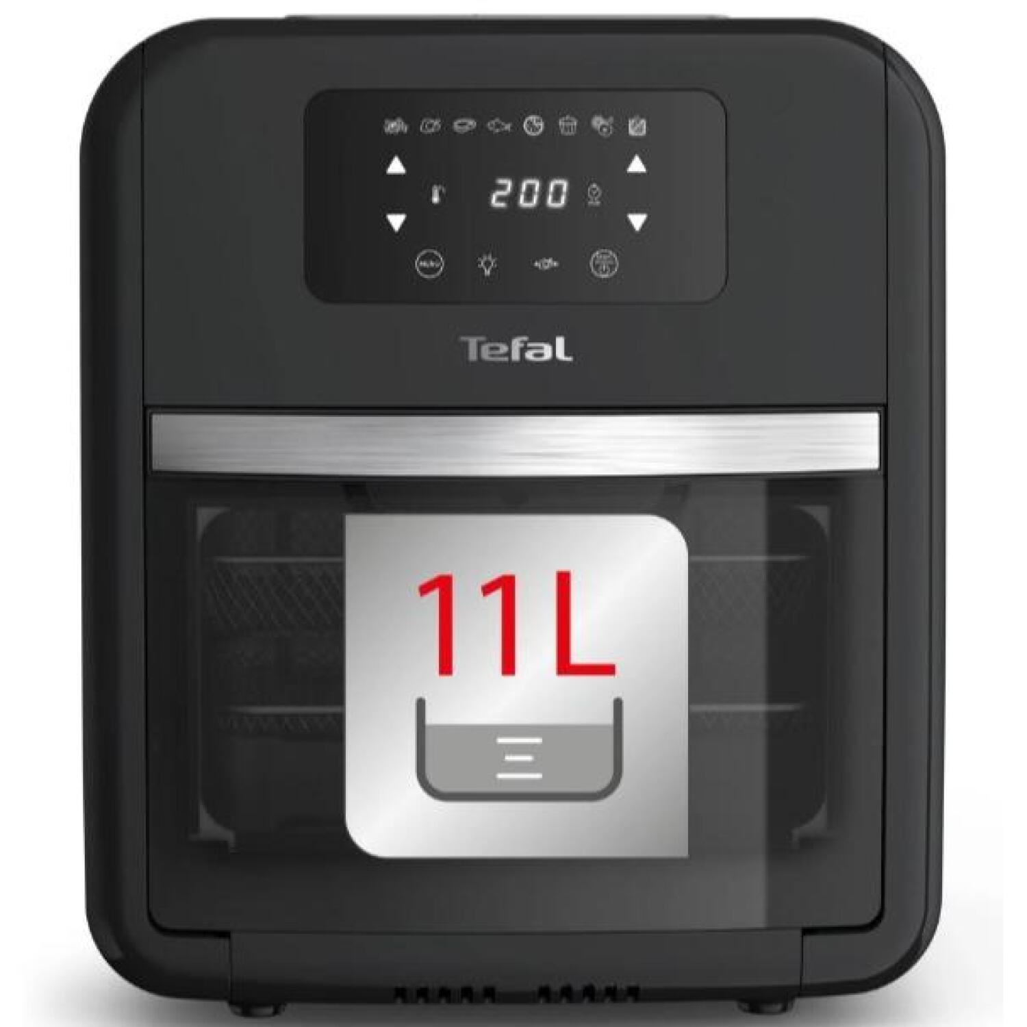 Tefal karstā gaisa friteris cepeškrāsns un grils FW501815, 2050 W, 11 L, 9 funkcijas, 6 personām, melns (FW501815)