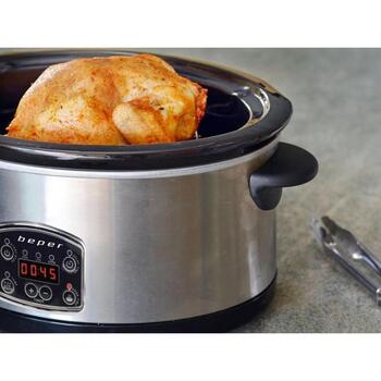 Beper Lēnvāres katls BC.510, 280 W, 4.5 l, 3 iestatījumi, stikla vāks, nerūsējošais tērauds (BC.510)