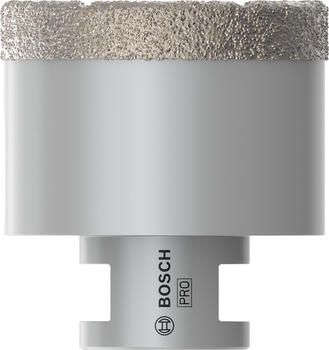 Dimanta Caurumzāģis 57mm DrySpeed Best for Ceramic, Mazām leņķa slīpmašīnām PRO CERAMIC DRY KROŅURBIS, 2608587127, BOSCH (2608587127)