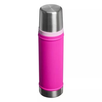 Stanley® Термос The Legendary Classic Bottle 2811345046, 0,6л, нерж. сталь 18/8, розовый, вакуумная изоляция, 18ч горячий (2811345046)