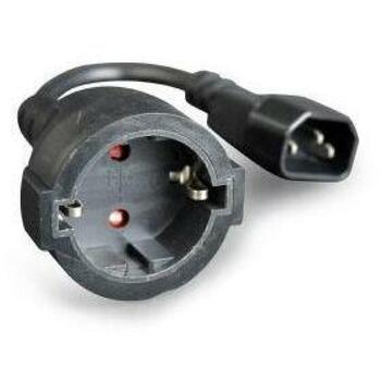 Gembird адаптер питания C14/PC-SFC14M-01 0.15 м, 0.1 кг, C14 мужской на Schuko женский (PC-SFC14M-01)