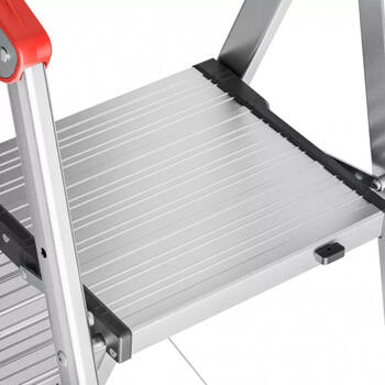 Hailo TopLine TL100 038450100, teleskopiskās kāpnes, 3-5 pakāpieni, 309cm, 150kg, alumīnijs (038450100)