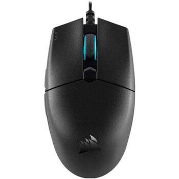 Corsair игровая мышь KATAR PRO CH-930C011-EU, 12400 dpi, USB Type-A, 6 кнопок, 69 г, оптический сенсор, 2 зоны RGB, ножки PTFE (CH-930C011-EU)