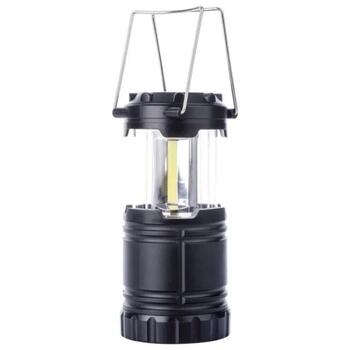 Emos COB LED кемпинговый фонарь P4006, 300 лм, 3x AA, черный, пластик, 5 ч, 15 м, 1 режим (P4006)