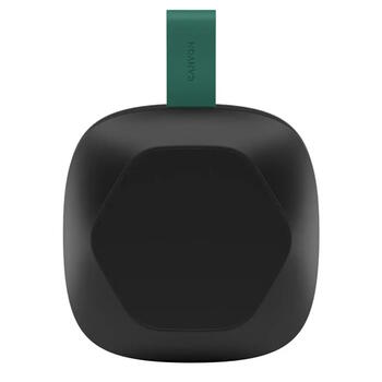 Портативная Bluetooth колонка мощностью 8 Вт и защитой от воды IPX5 HEXAGON 10 TWS Чёрная Зелёная CNE-CBTSP10BG CANYON (CNE-CBTSP10BG)