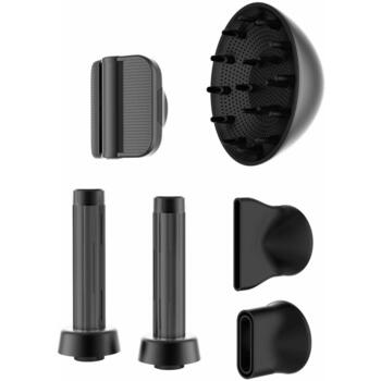 Cecotec Фен Waves i-Sensor Pro A01_EU01_118879, 1600 Вт, 4 температурных режима, ионная функция, черный, диффузор (A01_EU01_118879)