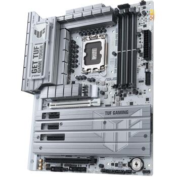 Asus Dēlis TUF GAMING Z890-PRO WIFI, LGA 1851, DDR5, 192 GB, 4 DIMM, 4 M.2, 4 SATA III, 2.5 Gb Ethernet, Wi-Fi 7, 7.1 audio (TUF GAMING Z890-PRO WIFI)