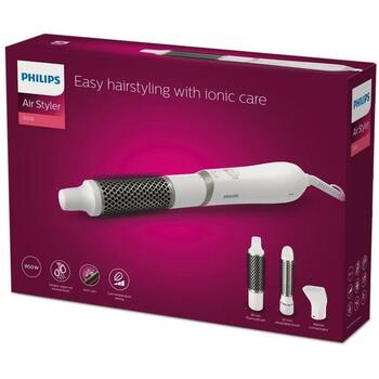 Philips Укладчик для волос BHA303/00, 800 Вт, 3 температурных режима, 2 скорости, 1.8 м шнур, 38 мм термощетка, ионизация (BHA303/00)