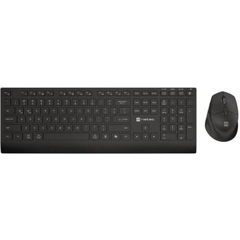 Natec Stingray 2 NZB-2315, беспроводной комплект клавиатуры и мыши, 109 клавиш, 13 кнопок, Bluetooth 5.0, 2.4 ГГц, 1200-4000 DPI (NZB-2315)