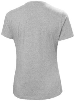 Helly Hansen Женская футболка Manchester 79163_930-M, M, 100% хлопок, 150 g/m², серая, воротник в рубчик, боковые швы (79163_930-M)