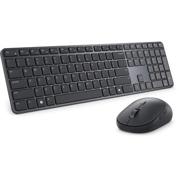 Dell Pro 7 Slim клавиатура и мышь KM726, беспроводная, Bluetooth, черная, международная версия США, мышь в комплекте (580-BDLK)