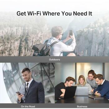 Mercusys мобильный маршрутизатор MT110, 4G LTE, 150 Мбит/с загрузка, 50 Мбит/с выгрузка, 2200 мАч, 10 часов работы, 10 устройств (MT110)