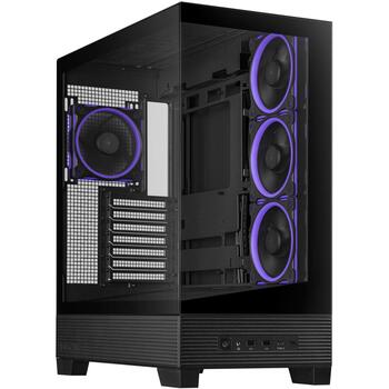 Asus корпус ПК A31 PLUS TG ARGB BLACK, Midi Tower, 511 мм глубина, 238 мм ширина, 435 мм высота, 2x 2.5