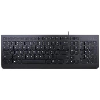 Lenovo Klaviatūra Essential 4Y41R64676, USB, 105 taustiņi, melna, Lietuviešu, izturīga pret izliešanu (4Y41R64676)