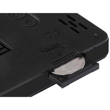 Hama Термометр/гигрометр TH-130 186361, 10см x 1.1см x 8.2см, 106г, CR2025 аккумулятор, беспроводной датчик, влажность воздуха (186361)