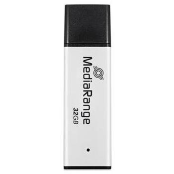 Mediarange MR1900 USB-флеш-накопитель, 32ГБ, USB 3.2 Gen 1, 130МБ/с чтение, 65МБ/с запись, алюминиевый корпус (MR1900)