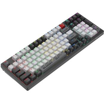 A4Tech Клавиатура A4TKLA47735, механическая, 98 клавиш, серый, BLMS красный, USB, 2.4G, Bluetooth 5.1, подсветка (A4TKLA47735)