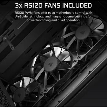 Corsair 3200D RS CC-9011334-WW, Mid-Tower korpuss, 7 sloti, 1x3.5