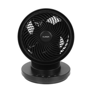 Eurom Vento 3D Comfort настольный вентилятор для охлаждения помещений 50W 3D осцилляция 8 скоростей пульт управления чёрный (384918)