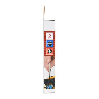 Kreator Precizitātes skrūvgriežu komplekts KRTH22101, 6 gab, 25 mm, plastmasas kaste (KRTH22101)