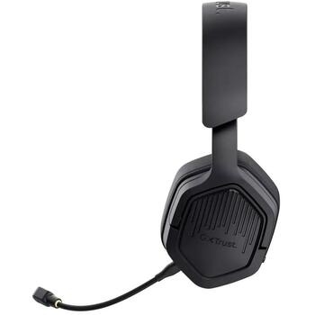 Trust Беспроводные игровые наушники 25491, 280g, 20h, 50mm, 104dB, Bluetooth, съемный микрофон, 2 динамика (25491)