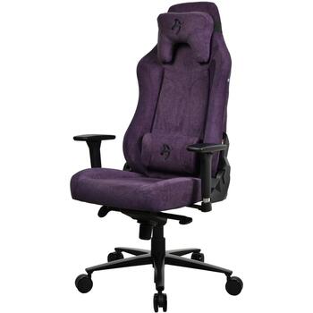 Arozzi Vernazza SoftFabric VERNAZZA-SFB-PP, 72cm, 47-57cm, 5, ergonomisks, 3D regulējami roku balsti, mīksta auduma apdare (VERNAZZA-SFB-PP)