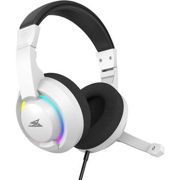 Baracuda HYDRA BGH-021 HYDRA-W, 20-20000Гц, 32Ом, 98дБ, 2x3.5мм+USB, 2м, LED, складные (HYDRA-W)