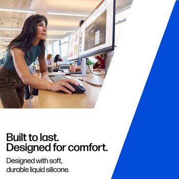HP 705 bezvadu datorpele AZ7B1AA#ABB, 6000 DPI, Bluetooth 5.2, USB Type-A, 8 pogas, 7 programmējamas, klusais klikšķis, melna (AZ7B1AA#ABB)