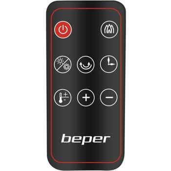 Beper Обогреватель-ветродуй P203TER001, 2000 Вт, 220-240 В, Вентилятор, Таймер, Термостат, Пульт дистанционного управления (P203TER001)