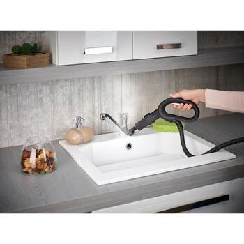 Polti tvaika tīrītājs PTEU0277 Vaporetto Smart 100_T, 1500W, 4bar, 2L, 110g/min, 120s, 7.5m, 5 birstes, mazgājama mikrošķiedra (PTEU0277)