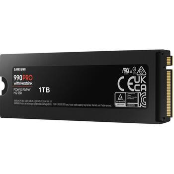 Samsung SSD M.2 MZ-V9P1T0GW 1TB, скорость чтения 7450 MB/s, скорость записи 6900 MB/s, PCIe 4.0, V-NAND MLC, с радиатором (MZ-V9P1T0GW)