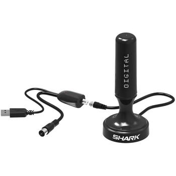 Shark Aktīvā TV antena SHA301CAR, 5m, 5V DC, 25–35 dBi, UHF 470–862 MHz, LTE filtrs, korozijizturīga (SHA301CAR)