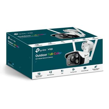 TP-Link VIGI C340-W(4mm), 4MP Wi-Fi сетевая камера, 2560x1440, 30m ИК, IP66, двусторонняя аудиосвязь, H.265+ (VIGIC340-W(4MM))