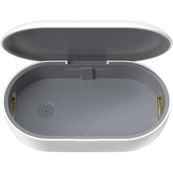 Devia Bezvadu lādēšanas dezinfekcijas kaste 120EL1050001, 10W, 99,99% dezinfekcija, Qi bezvadu uzlāde, 191x203x13mm (120EL1050001)