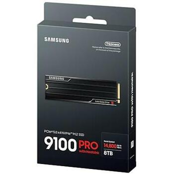 Samsung SSD M.2 MZ-VAP8T0CW 8TB, скорость чтения 14800 MB/s, скорость записи 13400 MB/s, PCIe 5.0, V-NAND TLC, 2200000 IOPS (MZ-VAP8T0CW)