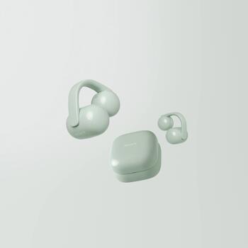 Sony Наушники LinkBuds WF-LC900 Clip, Bluetooth 5.3, 20-20000Гц, открытый тип, аккумулятор, водоотталкивающий (WFLC900G.CE7)