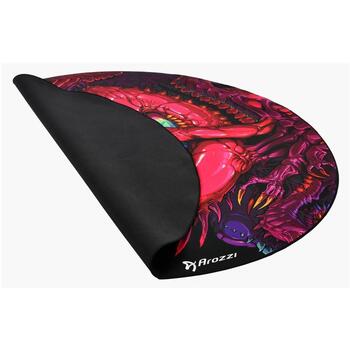 Arozzi Zona Round Floor Pad AZ-ZONA-PAD-CHAOS, 121см, 3мм, микрофибра, нескользящий, для офиса (AZ-ZONA-PAD-CHAOS)