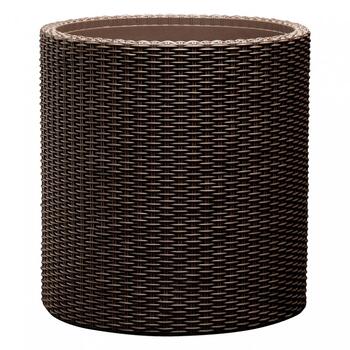 Горшок для цветов Large Cylinder Planter коричневый 29197837590 KETER (29197837590)