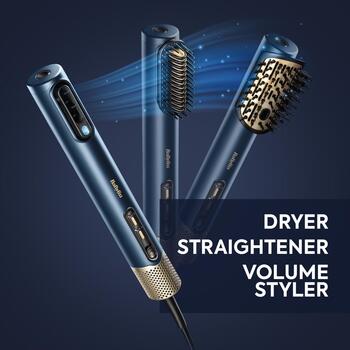 BaByliss AS6550E matu fēns, 1600 W, 123 km/h, 34.16 m/s, 3 ātrumi, 4 temperatūras, jonizācija, keramikas pārklājums, 2.5 m vads (AS6550E)