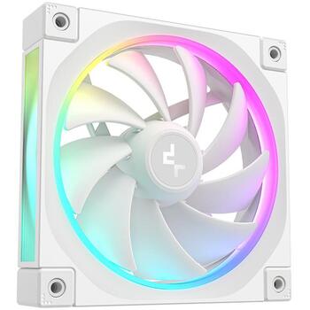 Deepcool Ventilators FL12 WH 3 IN 1 R-FL12-WHAPN3-G, 55 cfm, 32 dBA, 500-2150 rpm, 3 fāžu motors, ARGB Gen 2 (R-FL12-WHAPN3-G)