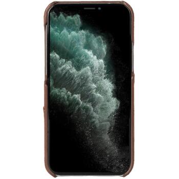Krusell Sunne CardCover Apple iPhone 12 Pro Max vintage cognac 62176, коричневый, кожа, карман для кредитной карты (62176)